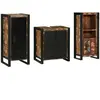 vidaXL Ensemble de mobilier de salle de bain 3 pcs Bois Recyclé Solide