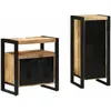 vidaXL Ensemble de mobilier de salle de bain avec tiroir 2 pcs