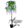 vidaXL Jardinière surélevée avec housse aspect rotin 160x40x140 cm