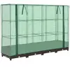 vidaXL Jardinière surélevée avec housse aspect rotin 160x40x123 cm