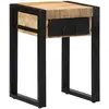 Vidaxl - Table D'Appoint 35x35x50 Cm Bois Massif De Manguier Brut