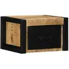 vidaXL Tables de chevet 2 pcs 40x35x25 cm bois de manguier massif brut