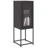 vidaXL Buffet Noir 36x39x107 cm Acier laminé à Froid