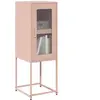 vidaXL Buffet Rose 36x39x107 cm Acier laminé à Froid