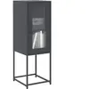 vidaXL Buffet Anthracite 36x39x107 cm Acier laminé à Froid