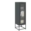 vidaXL Buffet Haut Anthracite 36x39x123 cm Acier laminé à Froid