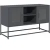 vidaXL Meuble TV anthracite 100,5x39x60,5 cm acier