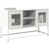 Vidaxl - Meuble tv blanc 100,5x39x60,5 cm acier