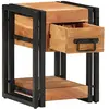 vidaXL Table De Chevet Vidaxl 30x30x40 Cm En Bois Massif D'acacia