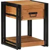 vidaXL Tables De Nuit Vidaxl 2 Pcs 40x40x50 Cm En Bois D¿Acacia