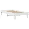 vidaXL Cadre de lit sans matelas blanc 90x190 cm bois de pin massif