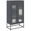 Vidaxl buffet haut anthracite 68x39x123 cm acier