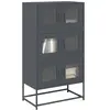 Vidaxl buffet haut anthracite 68x39x123 cm acier