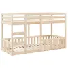 vidaXL Lit superposé 80x200 cm Bois de pin massif