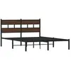 vidaXL Cadre de lit sans matelas avec tête de lit 140x190 cm