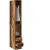 vidaXL Garde-robe vieux bois 30x50x200 cm bois d'ingénierie