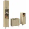 Vidaxl - Ensemble de meubles de salle de bain 3 pcs chêne sonoma Brun