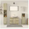vidaXL Ensemble de meubles de salle de bain 3 pcs chêne sonoma