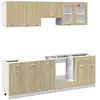 vidaXL Ensemble d'armoires cuisine 8pcs chêne sonoma bois d'ingénierie