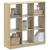 vidaXL Bibliothèque chêne sonoma 102x32x108 cm bois d'ingénierie
