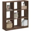 vidaXL Bibliothèque chêne marron 102x32x108 cm bois d'ingénierie