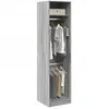 vidaXL Garde-robe gris sonoma 50x50x200 cm bois d'ingénierie