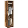 vidaXL Garde-robe vieux bois 50x50x200 cm bois d'ingénierie