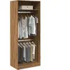 vidaXL Garde-robe chêne artisanal 80x50x200 cm bois d'ingénierie