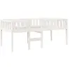 vidaXL Lit pour enfants sans matelas blanc 90x190cm bois de pin massif