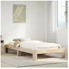 vidaXL Vidaxl Cadre De Lit Sans Matelas 90x190 Cm Bois De Pin Massif
