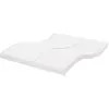 Matelas en mousse blanc 160x220 cm 7 zones dureté 20 ILD vidaXL