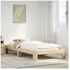 vidaXL Cadre de lit sans matelas 90x200 cm bois de pin massif