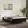 Matelas de lit à ressorts ensachés noir 140x220x20 cm velours Vidaxl