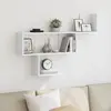 vidaXL Étagère murale blanc 100x15x70 cm bois d'ingénierie