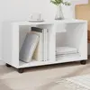 vidaXL Armoire à roulettes blanc 72x33x425 cm bois dingénierie 853137