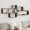 Vidaxl - tagère murale chêne marron 167,5x18x68 cm bois d'ingénierie