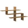 vidaXL Étagère murale chêne artisanal 124,5x18x60,5 cm bois ingénierie