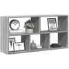 vidaXL Étagère murale sonoma gris 100x25x50 cm bois ingénierie