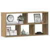 vidaXL Étagère murale chêne artisanal 100x25x50 cm bois d'ingénierie