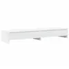 Support de moniteur avec tiroirs blanc bois d'ingénierie Vidaxl White