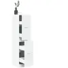 vidaXL Armoire d'apothicaire blanc 30x41x144,5 cm bois d'ingénierie
