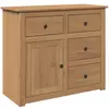 vidaXL Buffet avec tiroirs Panama 93x40x80 cm bois massif de pin