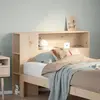 vidaXL Vidaxl Tête De Lit Avec Rangement 75 Cm Bois Massif De Pin