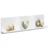 vidaXL Armoire murale 100x16,5x30 cm blanc bois d'ingénierie