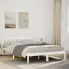 vidaXL Cadre de lit extra long sans matelas 140x210 cm bois massif pin