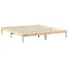 vidaXL Cadre de lit extra long sans matelas 200x220 cm bois massif pin