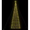 Sapin De Noël À Led 1534 Led Blanc Chaud 500 Cm - Vidaxl