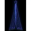 vidaXL vidaXL Guirlande de sapin de Noël 339 LED bleu 187 cm