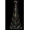 vidaXL vidaXL Guirlande de sapin de Noël 447 LED colorées 249 cm