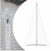 vidaXL vidaXL Guirlande de sapin de Noël 570 LED blanc froid 399 cm
